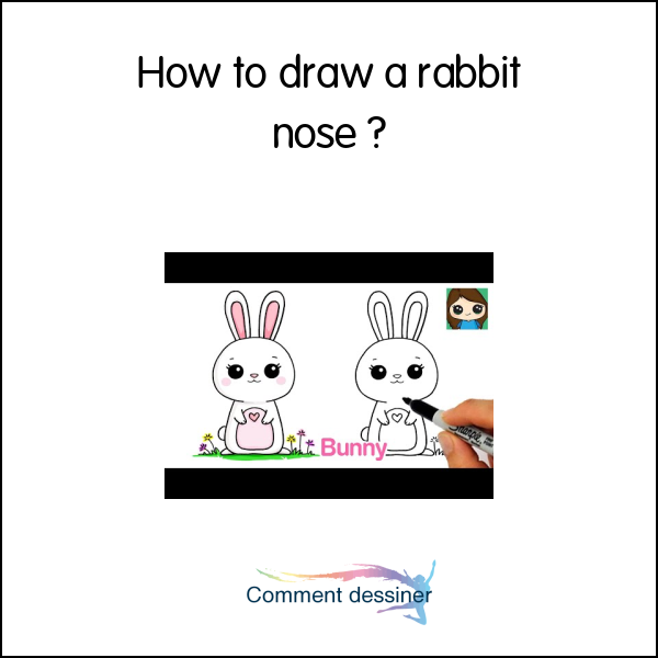 How to draw a rabbit nose How to draw
